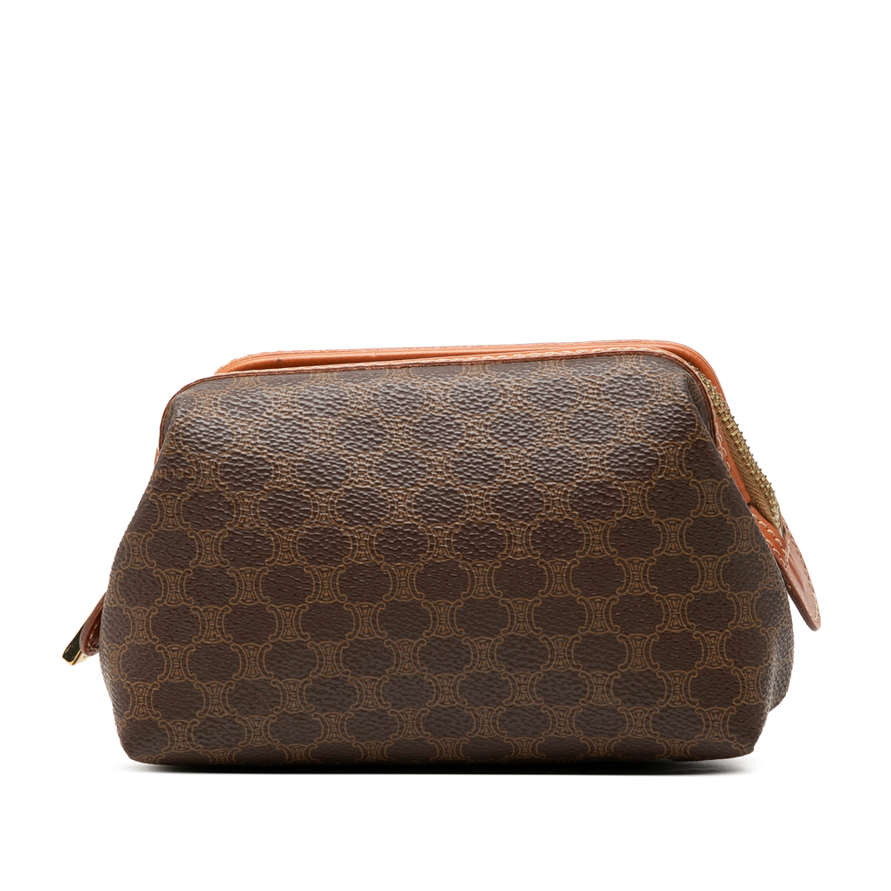 Pre-Loved Celine Macadam Coated Canvas Pouch